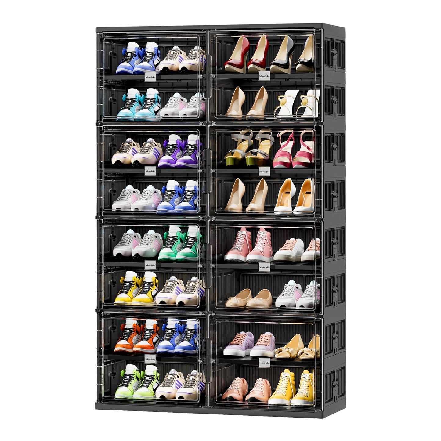 💥Clearance Sale💥Foldable Shoe Rack Shoe Box for Closet Entryway
