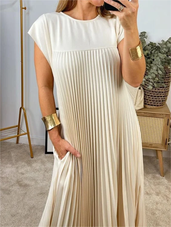 Women's Pleated Simple Elegant Dress✨Buy 2 Free Shipping
