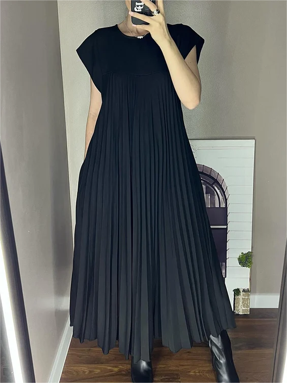 Women's Pleated Simple Elegant Dress✨Buy 2 Free Shipping
