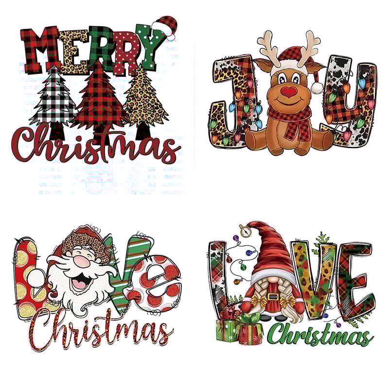 🎄 15PCS Christmas Mystery DTF Transfer Bundle 🎅🔥for T-Shirts, Totes & DIY Gifts