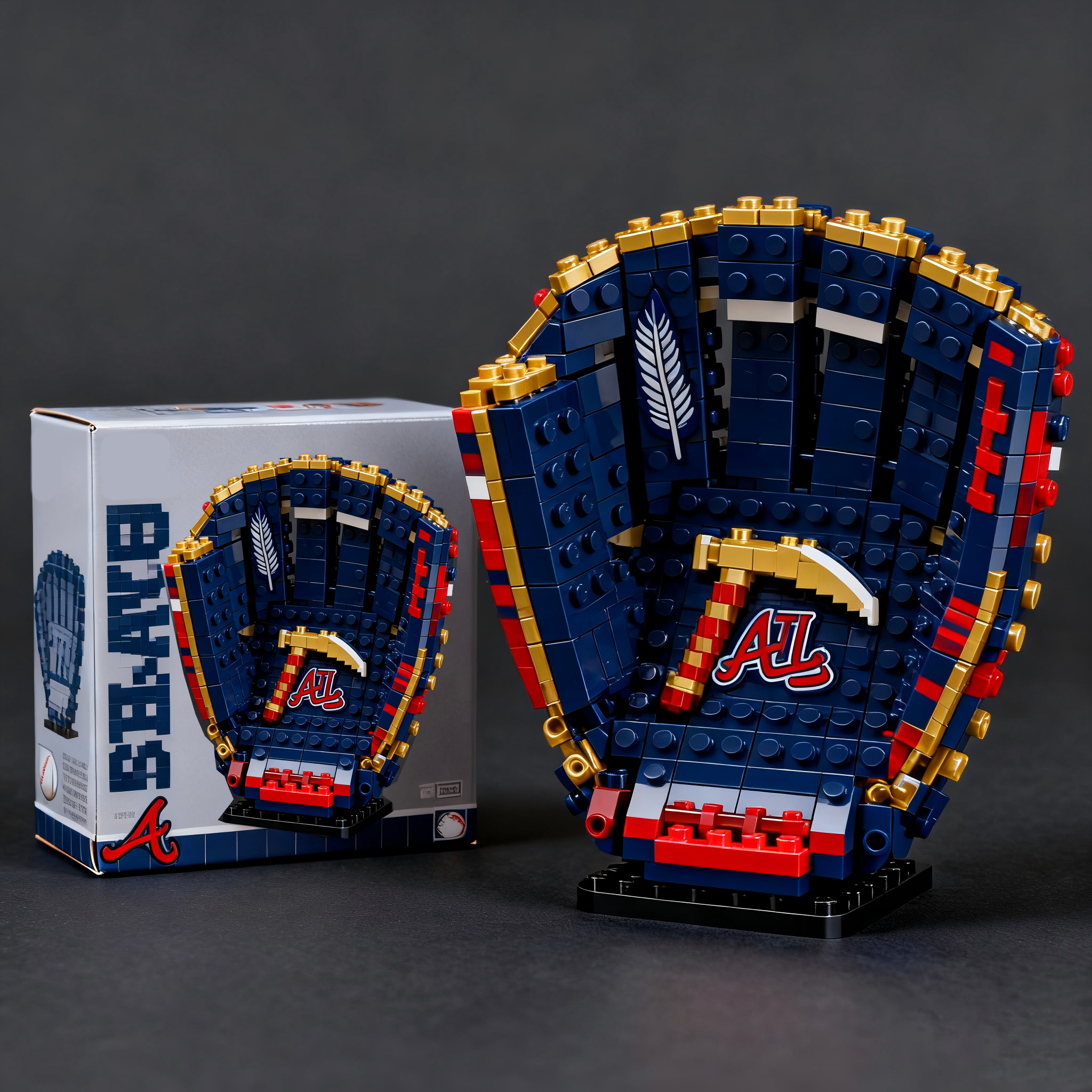 MLB Teams Baseball Glove Building Block Set