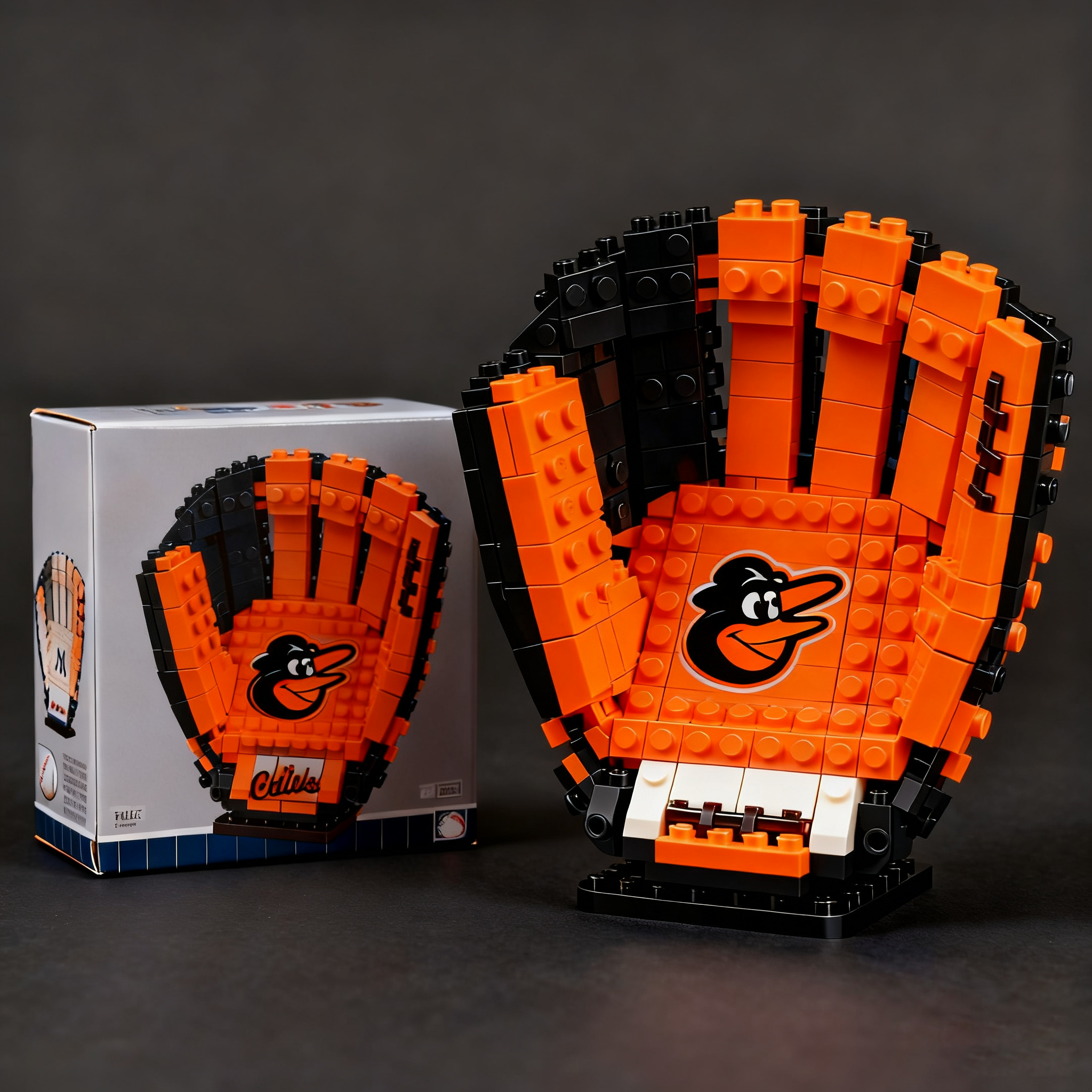 MLB Teams Baseball Glove Building Block Set