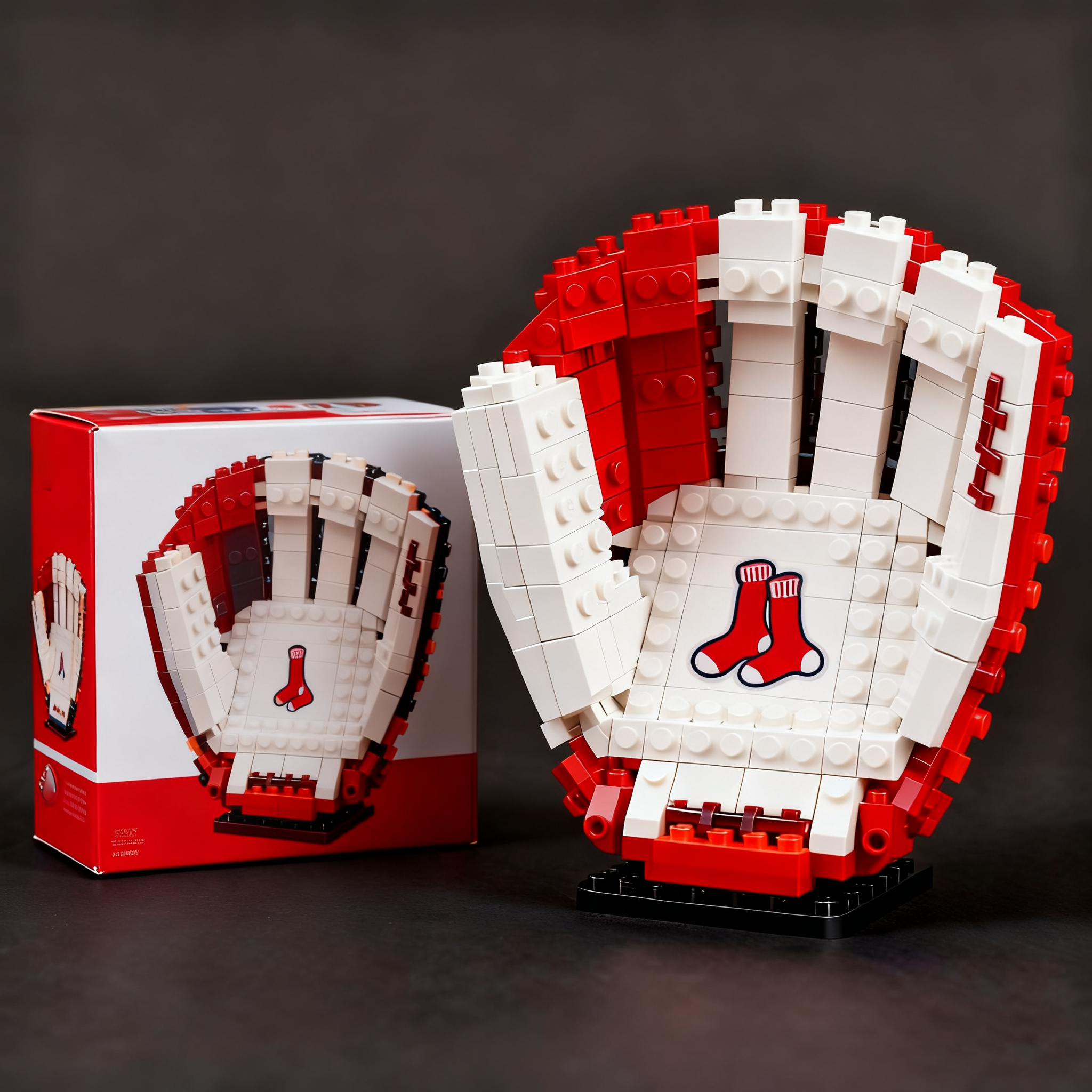 MLB Teams Baseball Glove Building Block Set