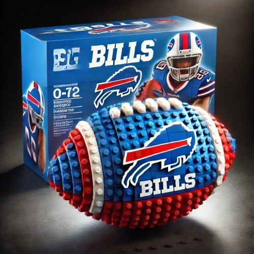 NFL Team Building Block Football Set DDT CTND