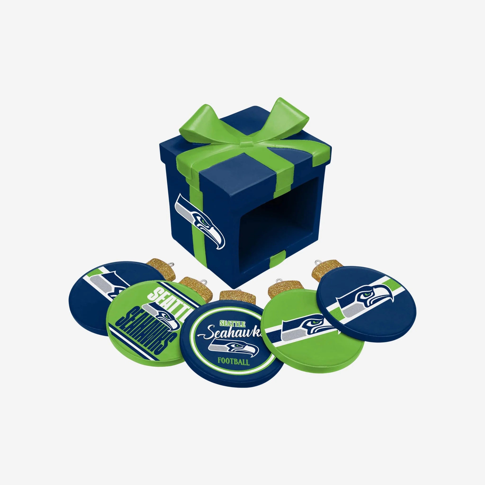 🎁BUY 3 GET 3 FREE🔥Football Team Holiday 5 Pack Coaster Set🏈