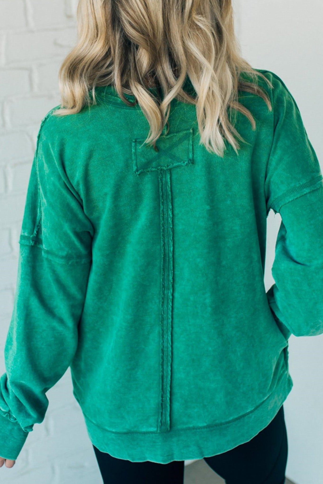 ✨Women's Terry Acid Wash Pullover (Buy 2 Free Shipping)