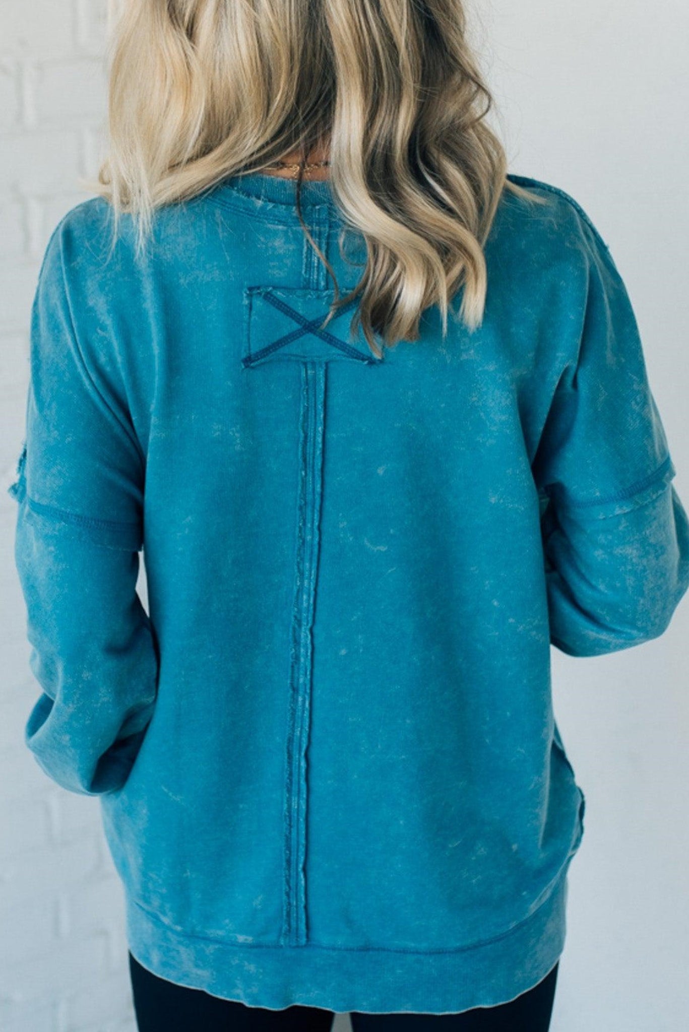 ✨Women's Terry Acid Wash Pullover (Buy 2 Free Shipping)