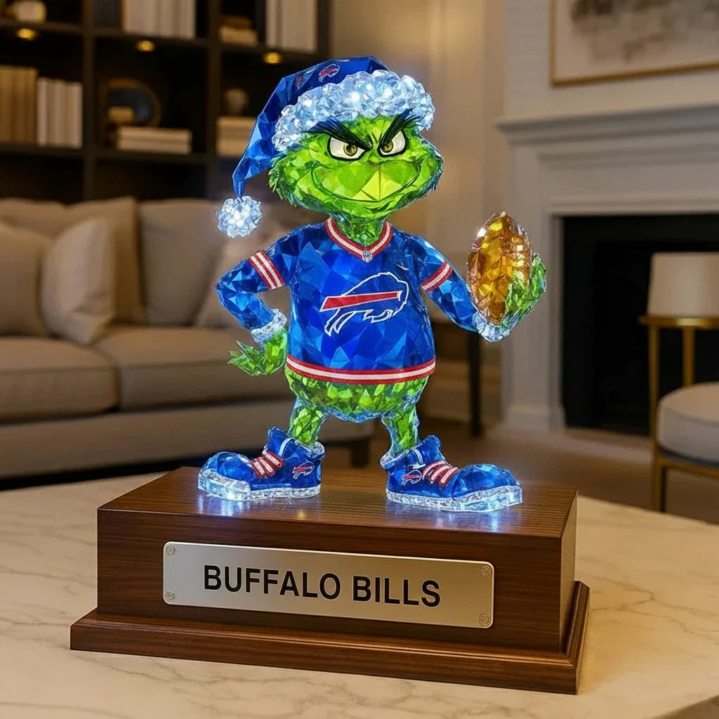 Football Team  Crystal Figurine Desktop Ornament
