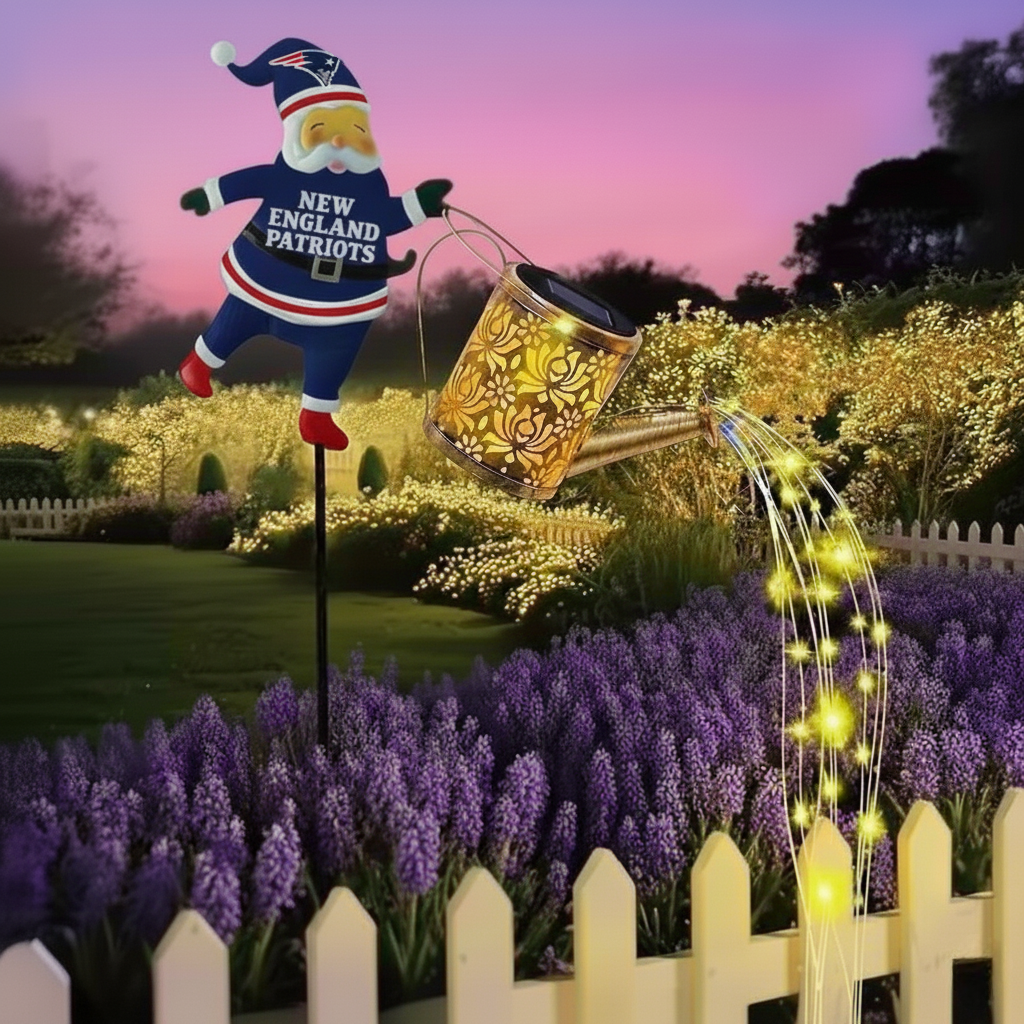 🎁BUY 2 GET 2 FREE🔥NFL Santa Garden Decor with Solar Watering Can Light