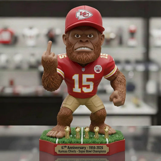 Kansas City 67th Anniversary Champion Figurine – Funny Bigfoot Figurine (1959–2026)