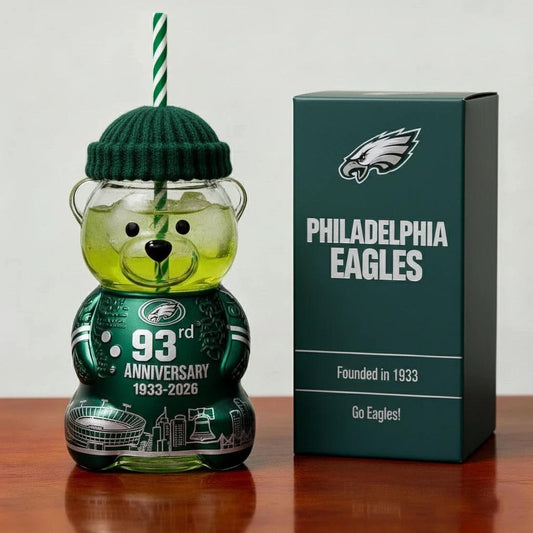 Philadelphia Eagles 2026 Anniversary Bear Drinkware