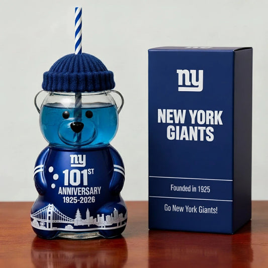 New York Giants 2026 Anniversary Bear cup