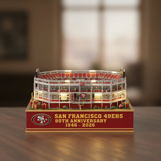 San Francisco 49ers 80th Anniversary Levi's Stadium Light-Up Collectible Model