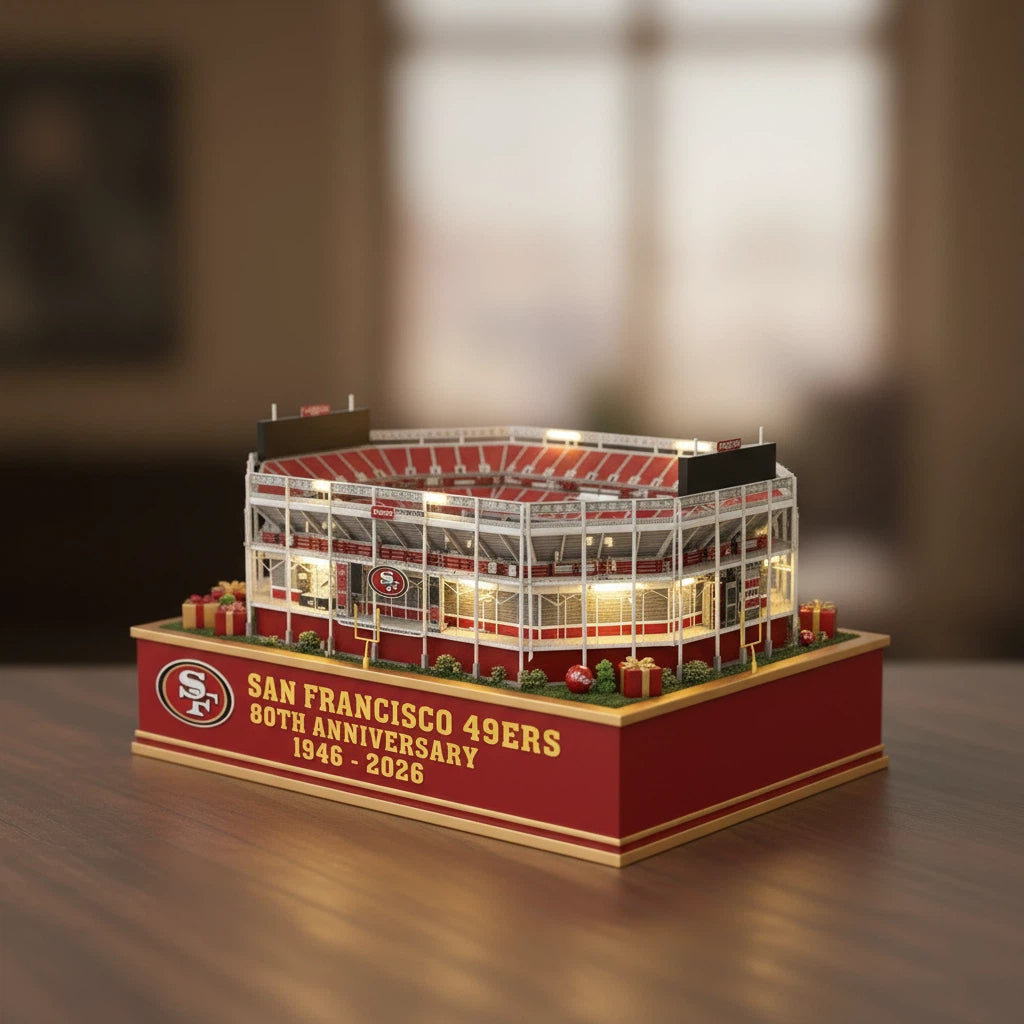 San Francisco 49ers 80th Anniversary Levi's Stadium Light-Up Collectible Model