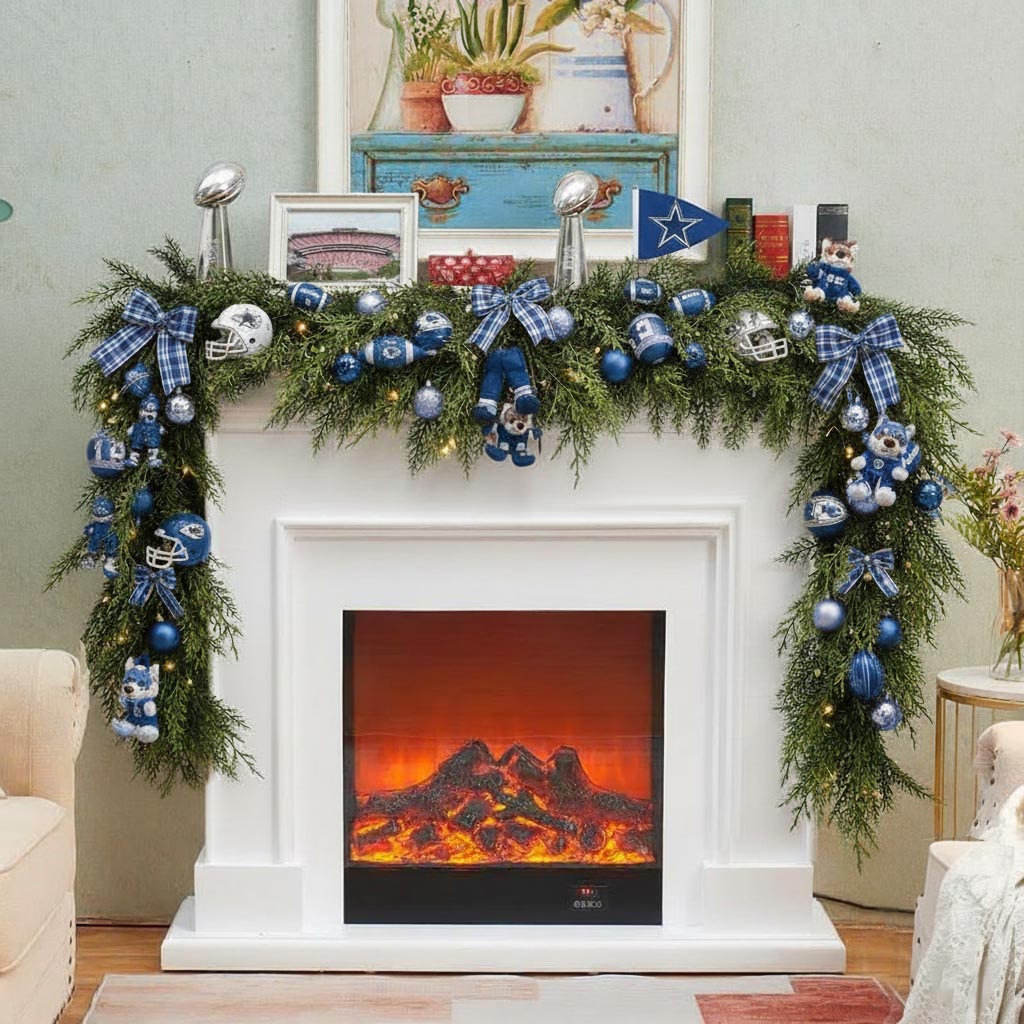 💥Buy 2 Get 2 Free🛏️NFL Team Artificial Cedar Garland