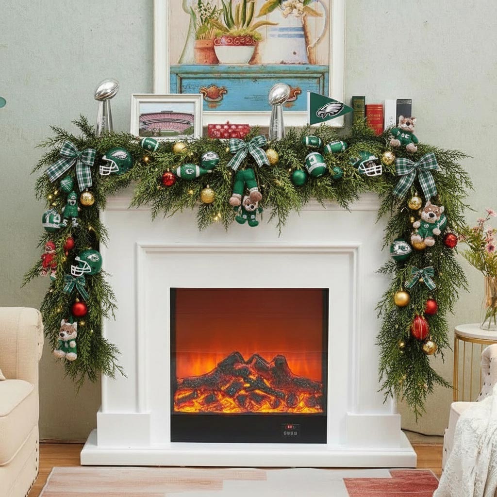 💥Buy 2 Get 2 Free🛏️NFL Team Artificial Cedar Garland