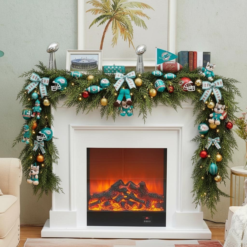 💥Buy 2 Get 2 Free🛏️NFL Team Artificial Cedar Garland