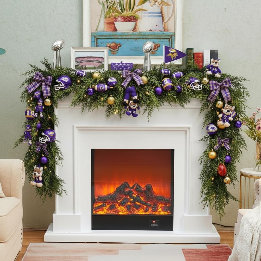 💥Buy 2 Get 2 Free🛏️NFL Team Artificial Cedar Garland