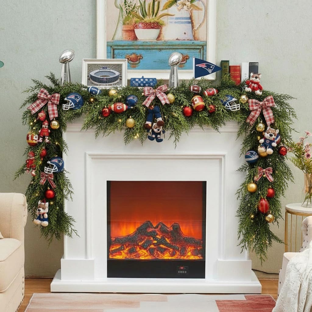 💥Buy 2 Get 2 Free🛏️NFL Team Artificial Cedar Garland