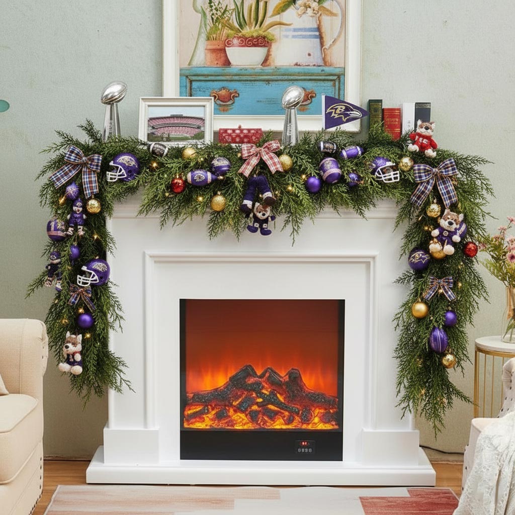 💥Buy 2 Get 2 Free🛏️NFL Team Artificial Cedar Garland