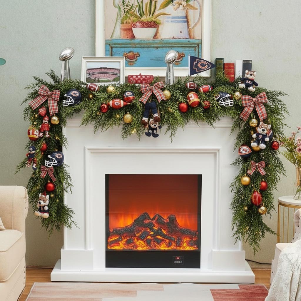 💥Buy 2 Get 2 Free🛏️NFL Team Artificial Cedar Garland