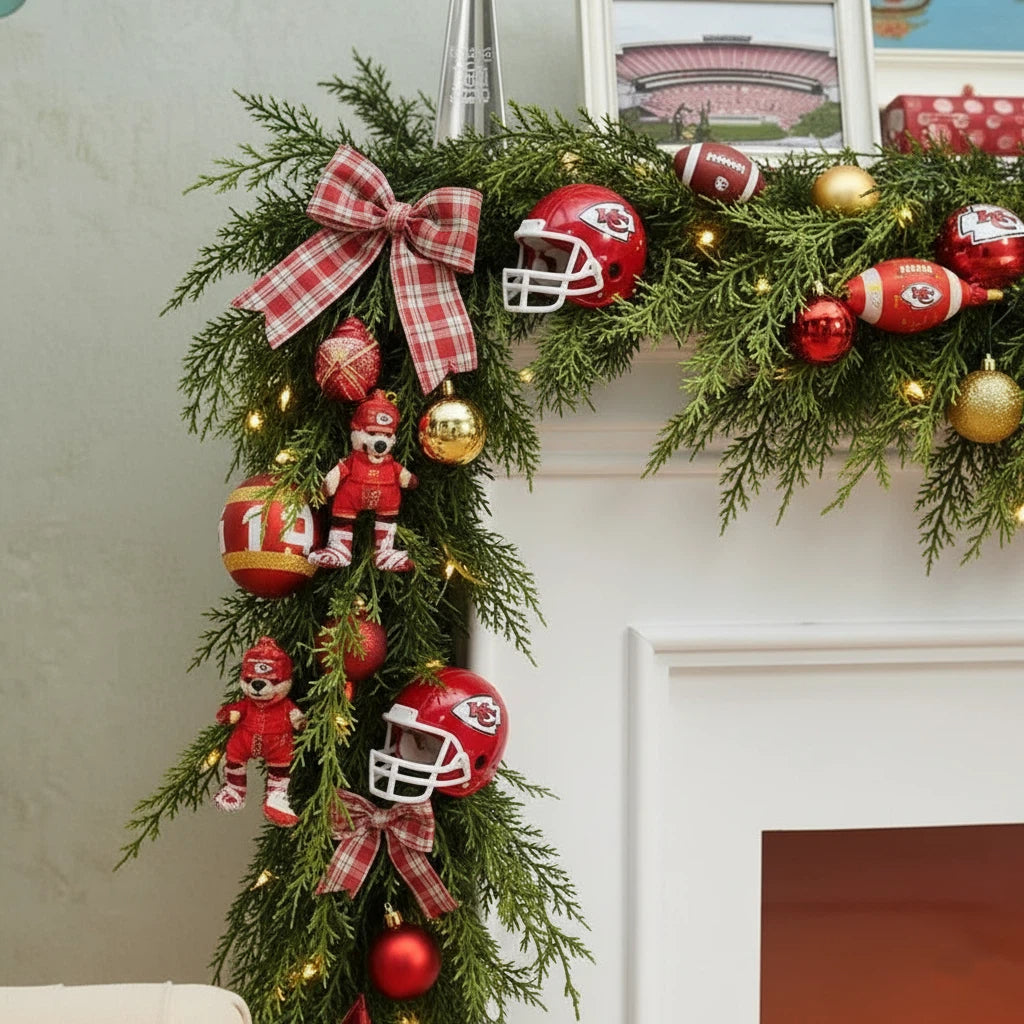 💥Buy 2 Get 2 Free🛏️NFL Team Artificial Cedar Garland