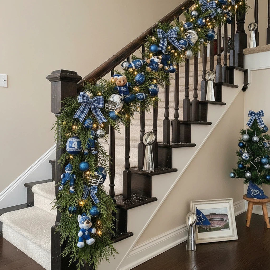 💥Buy 2 Get 2 Free🛏️NFL Team Artificial Cedar Garland