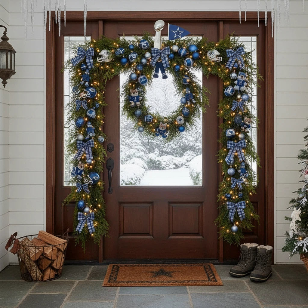 💥Buy 2 Get 2 Free🛏️NFL Team Artificial Cedar Garland