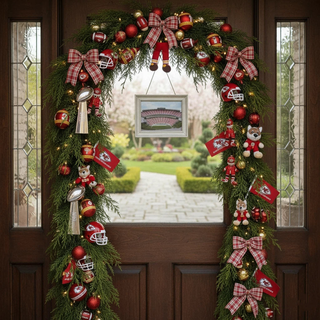 💥Buy 2 Get 2 Free🛏️NFL Team Artificial Cedar Garland