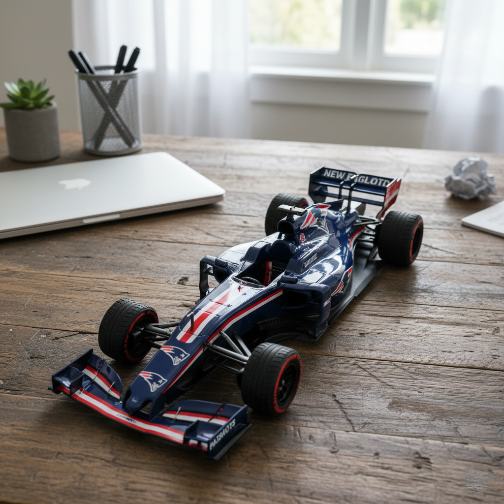 🏎️ NFL Team F1 Car Model — Team-Branded Formula-Style Display Model