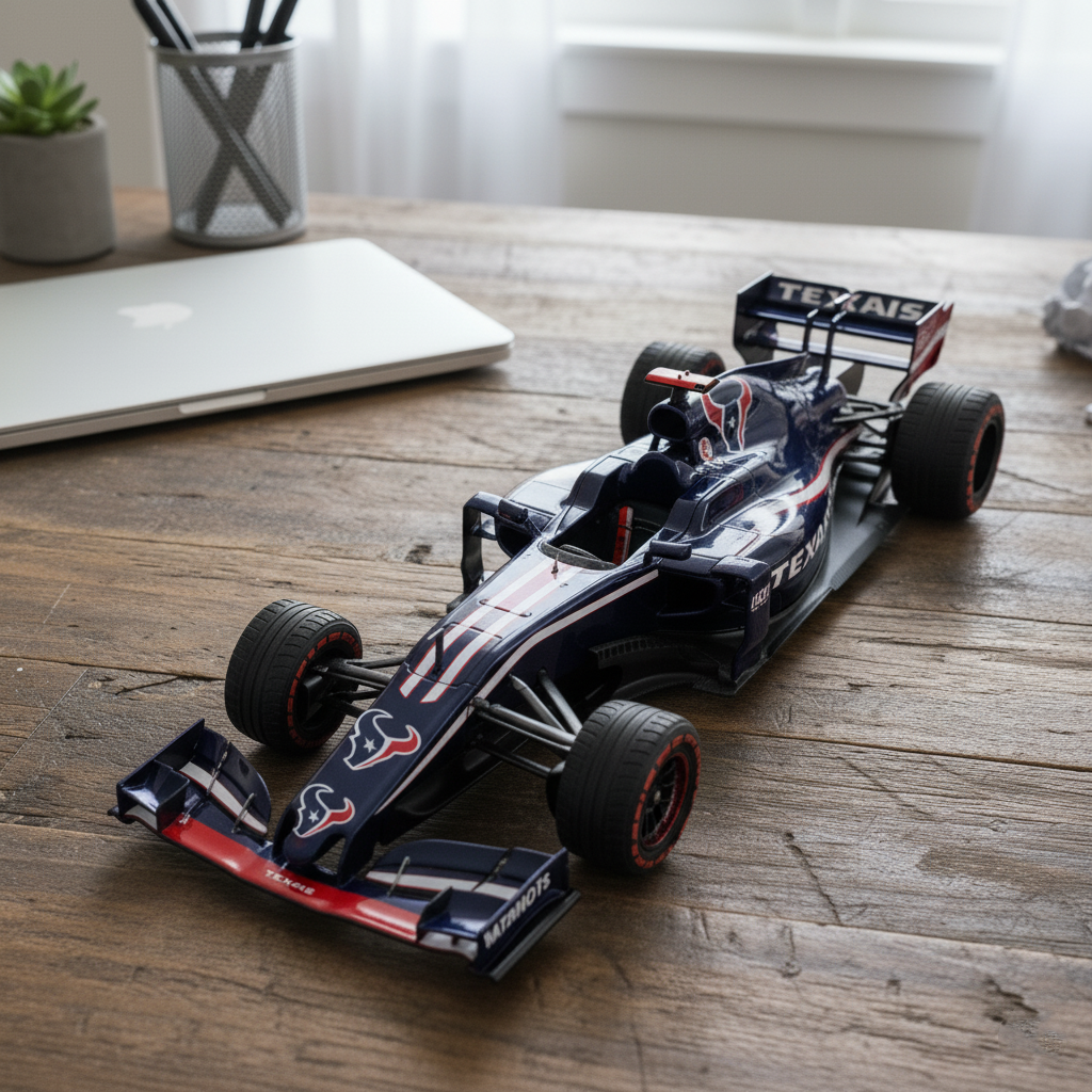 🏎️ NFL Team F1 Car Model — Team-Branded Formula-Style Display Model