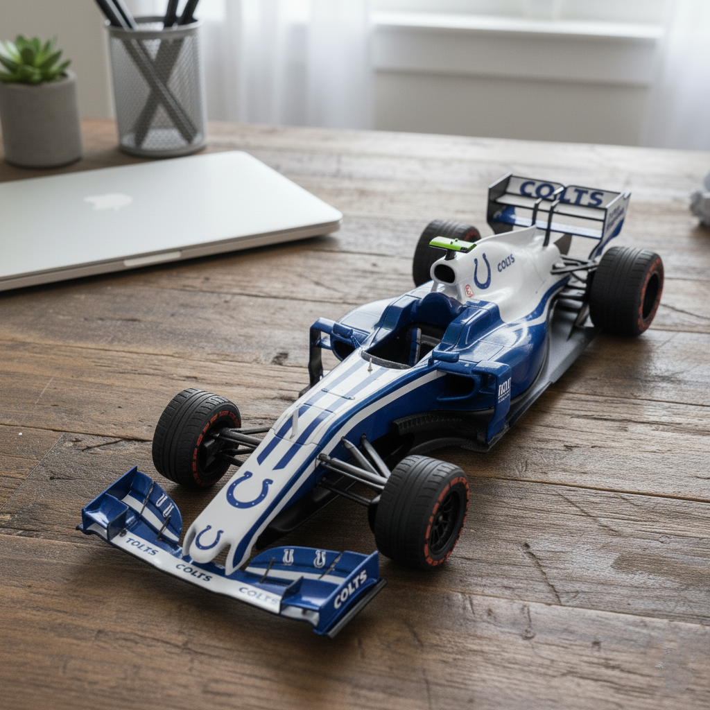 🏎️ NFL Team F1 Car Model — Team-Branded Formula-Style Display Model
