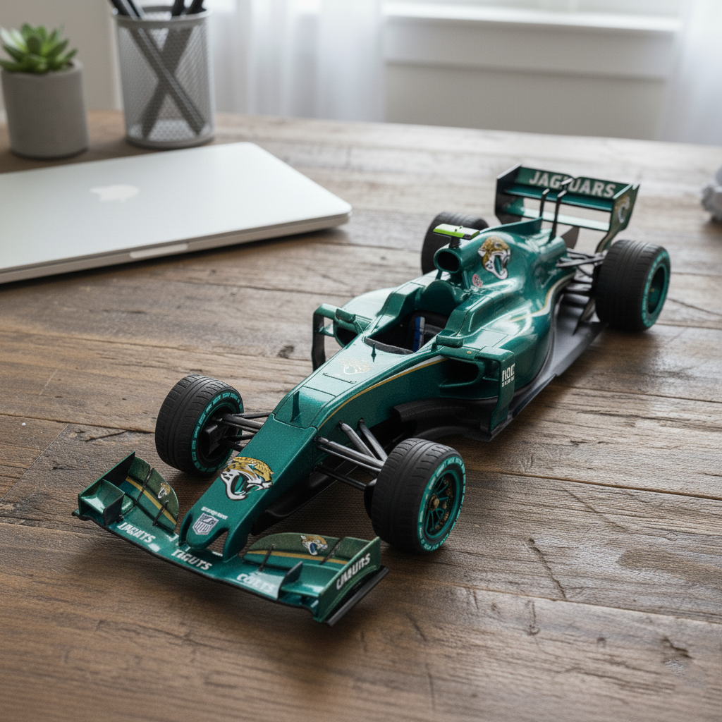 🏎️ NFL Team F1 Car Model — Team-Branded Formula-Style Display Model