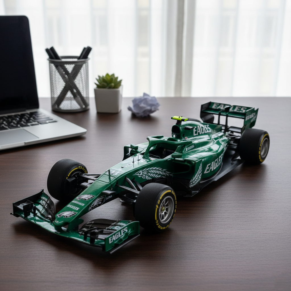 🏎️ NFL Team F1 Car Model — Team-Branded Formula-Style Display Model