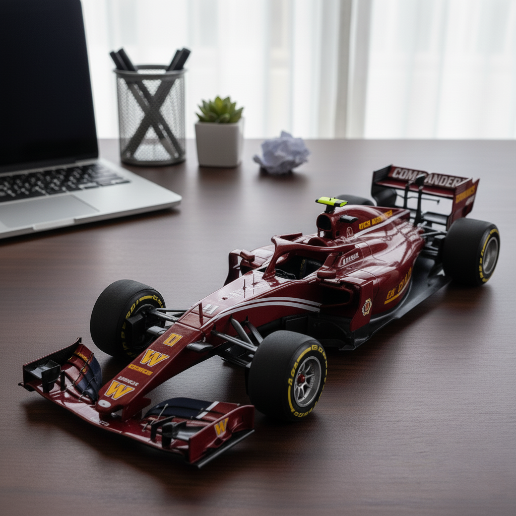 🏎️ NFL Team F1 Car Model — Team-Branded Formula-Style Display Model