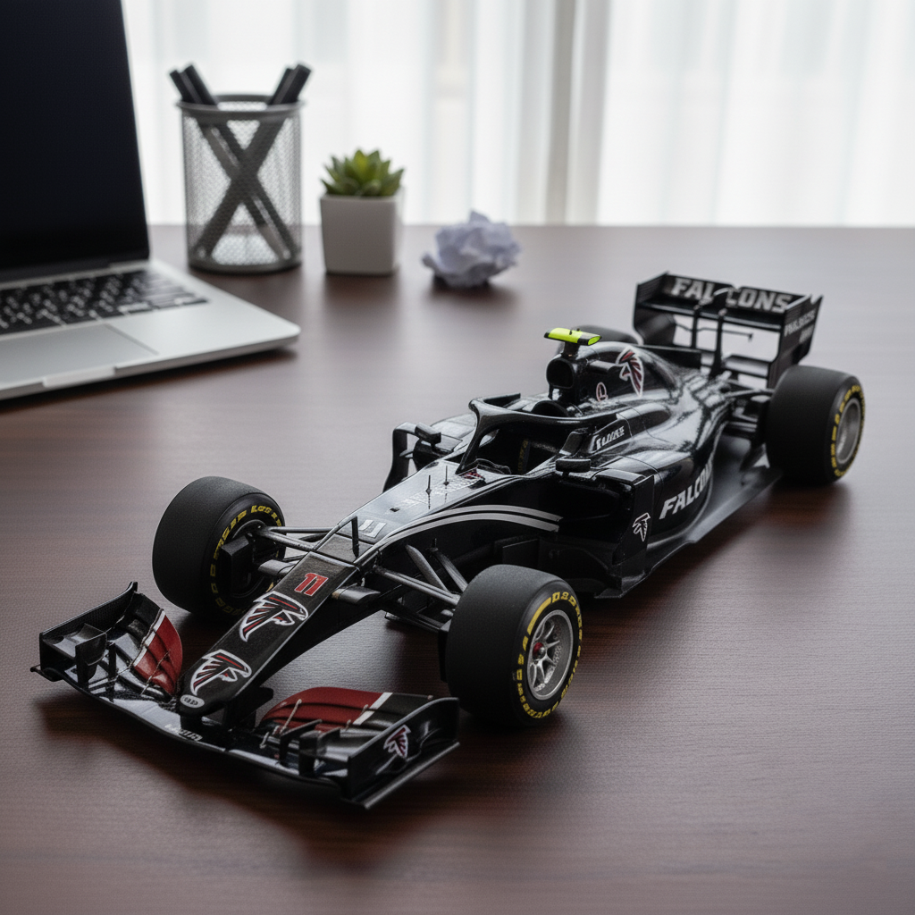🏎️ NFL Team F1 Car Model — Team-Branded Formula-Style Display Model