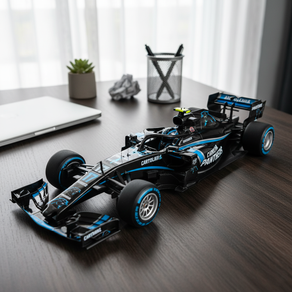 🏎️ NFL Team F1 Car Model — Team-Branded Formula-Style Display Model