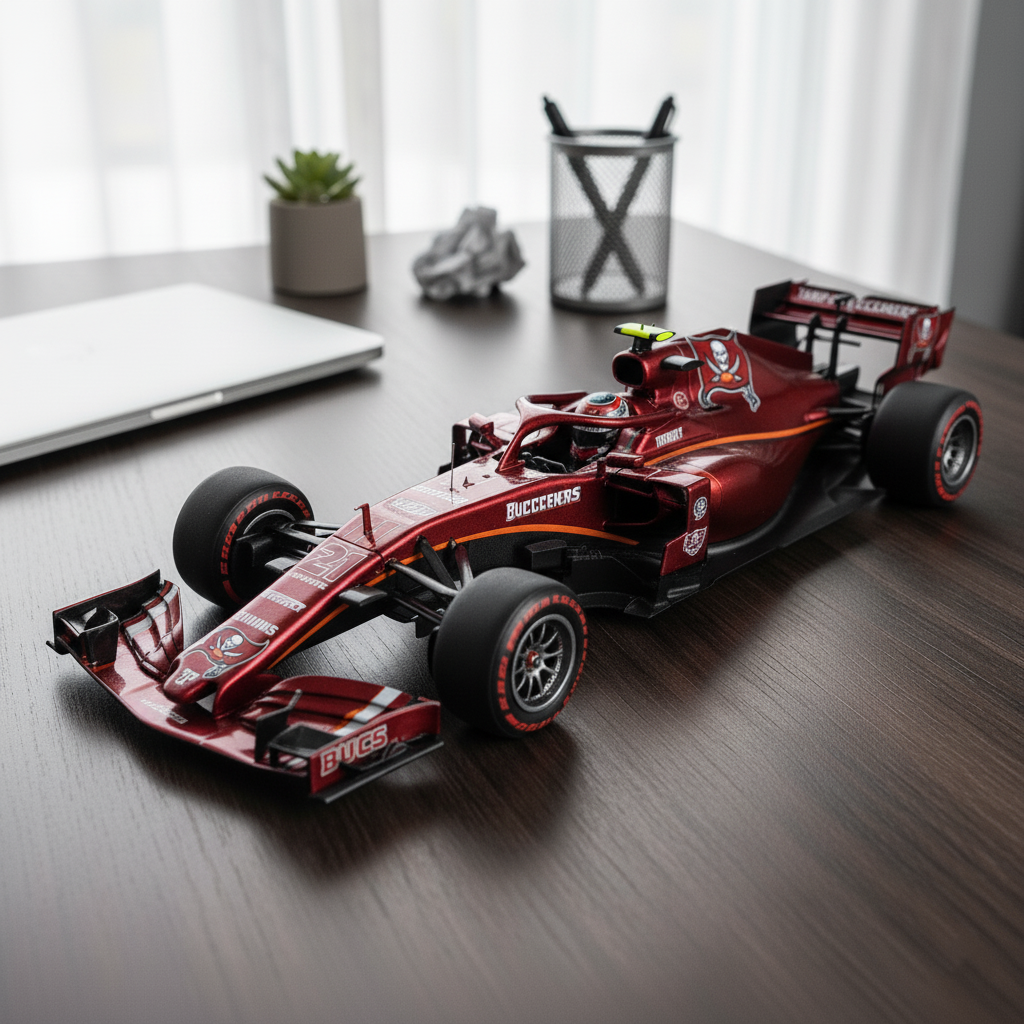 🏎️ NFL Team F1 Car Model — Team-Branded Formula-Style Display Model
