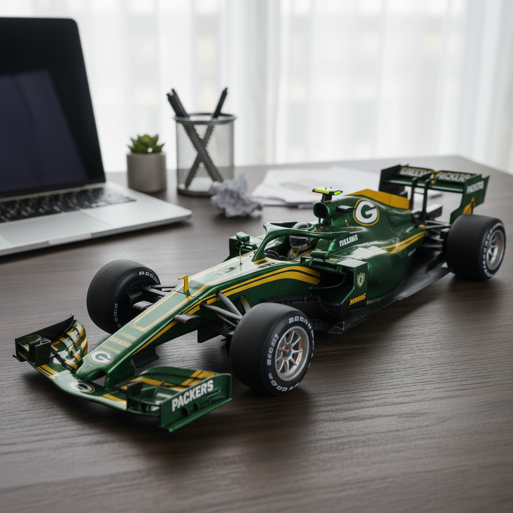🏎️ NFL Team F1 Car Model — Team-Branded Formula-Style Display Model
