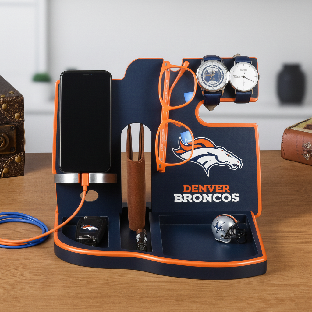 NFL team desktop storage stand