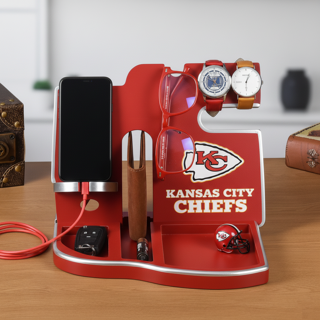 NFL team desktop storage stand