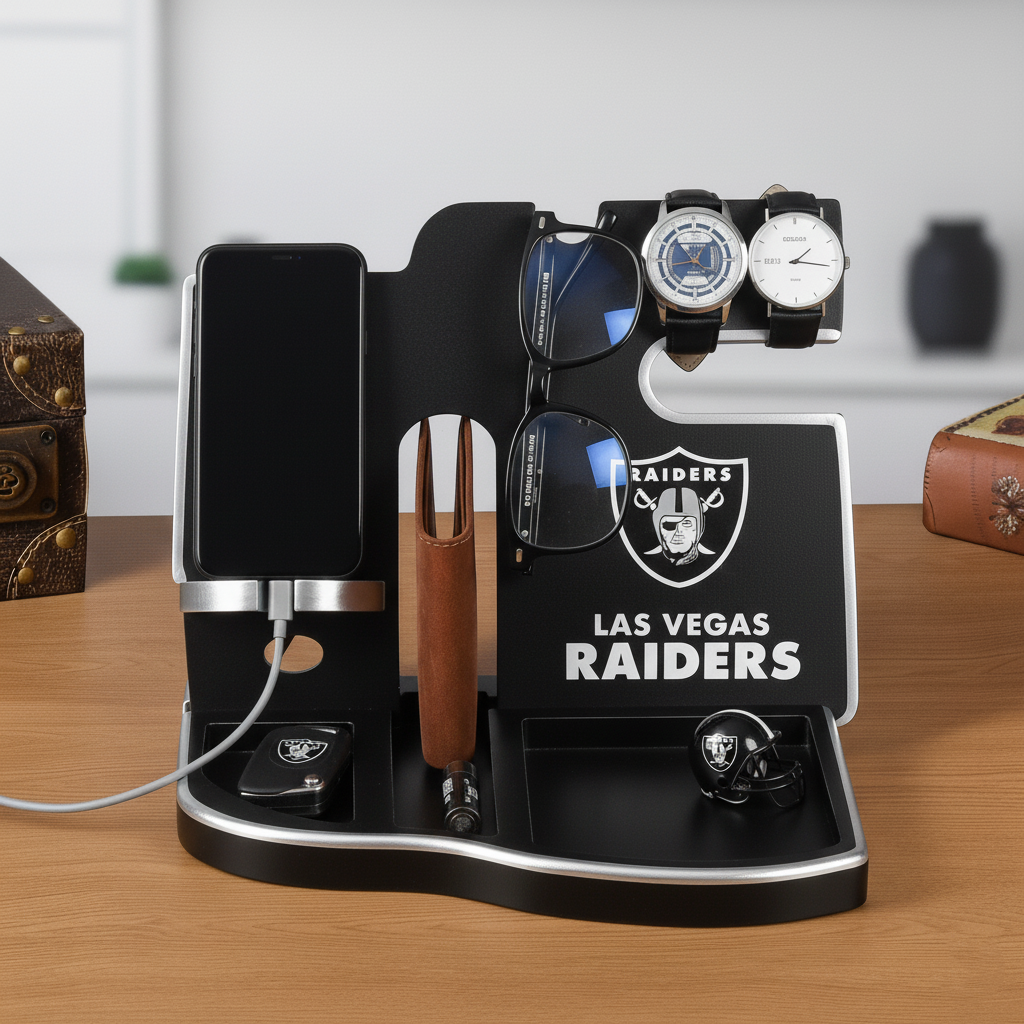 NFL team desktop storage stand