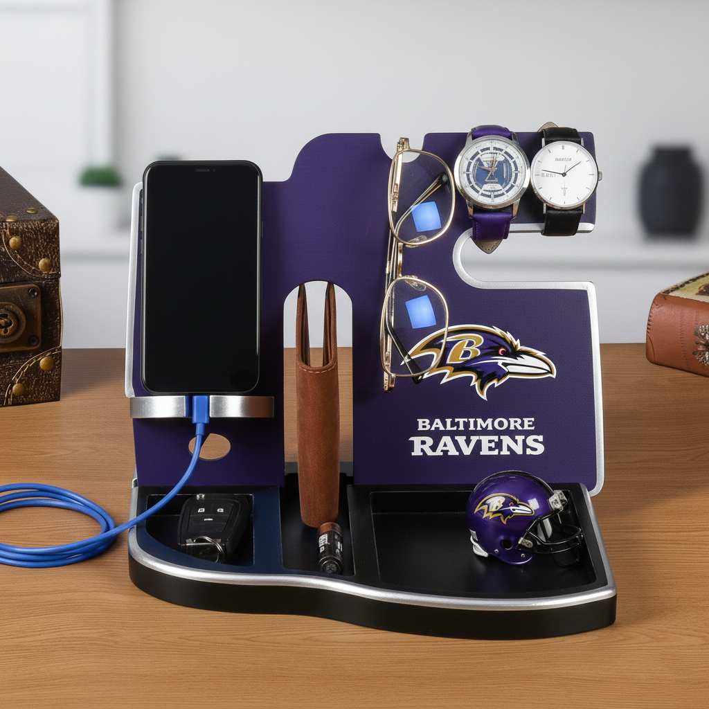 NFL team desktop storage stand