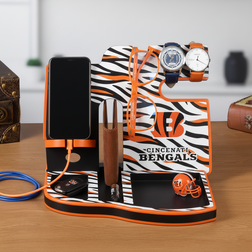 NFL team desktop storage stand