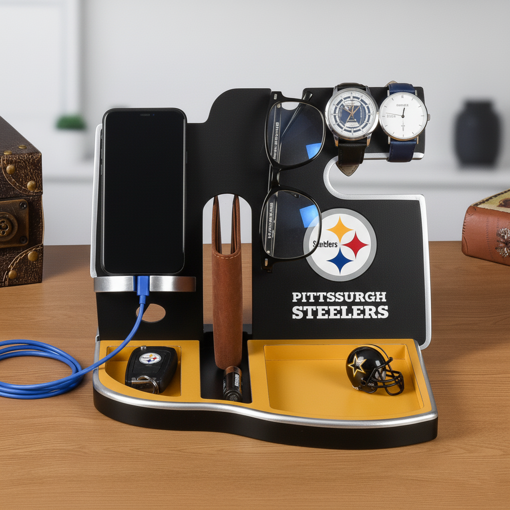 NFL team desktop storage stand
