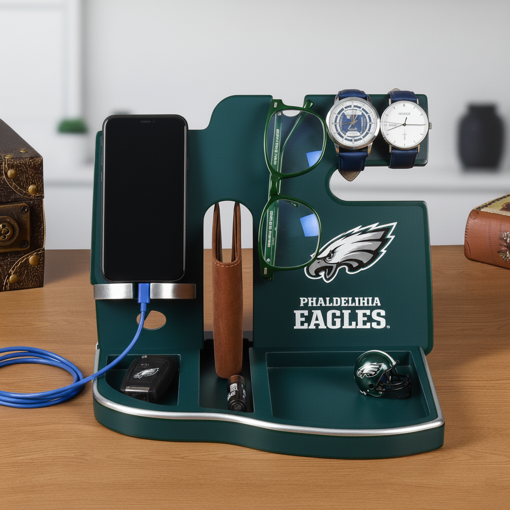 NFL team desktop storage stand