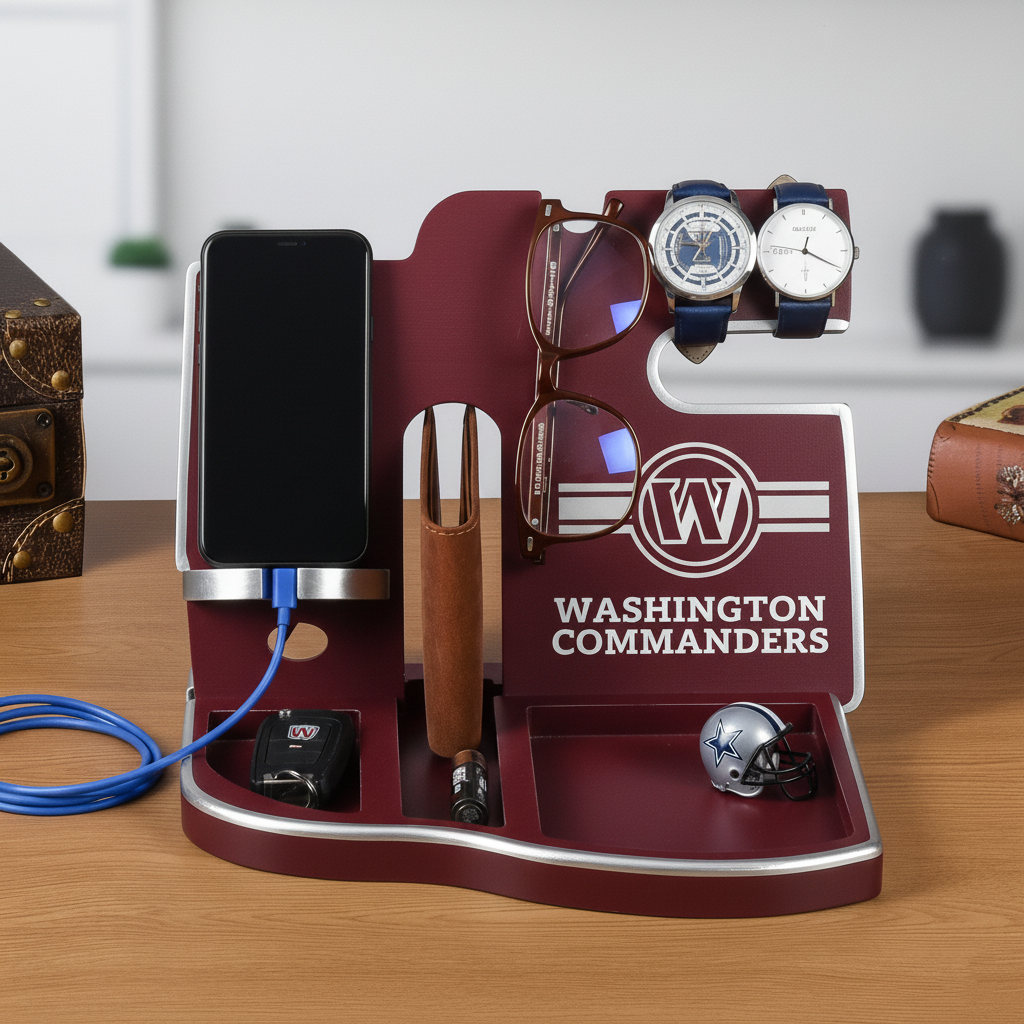 NFL team desktop storage stand