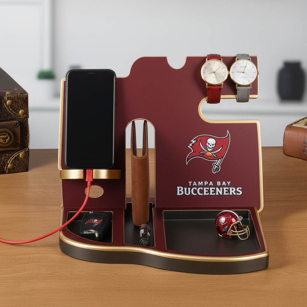 NFL team desktop storage stand