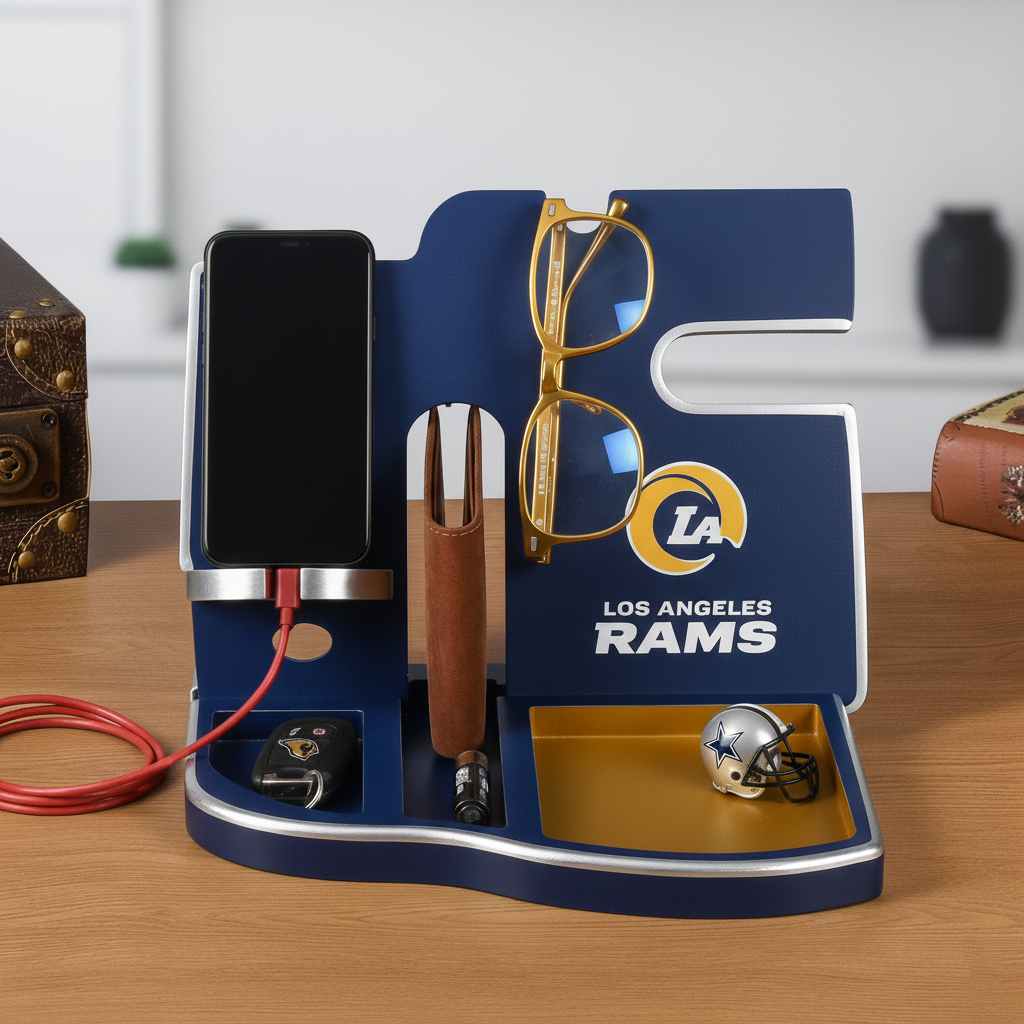 NFL team desktop storage stand