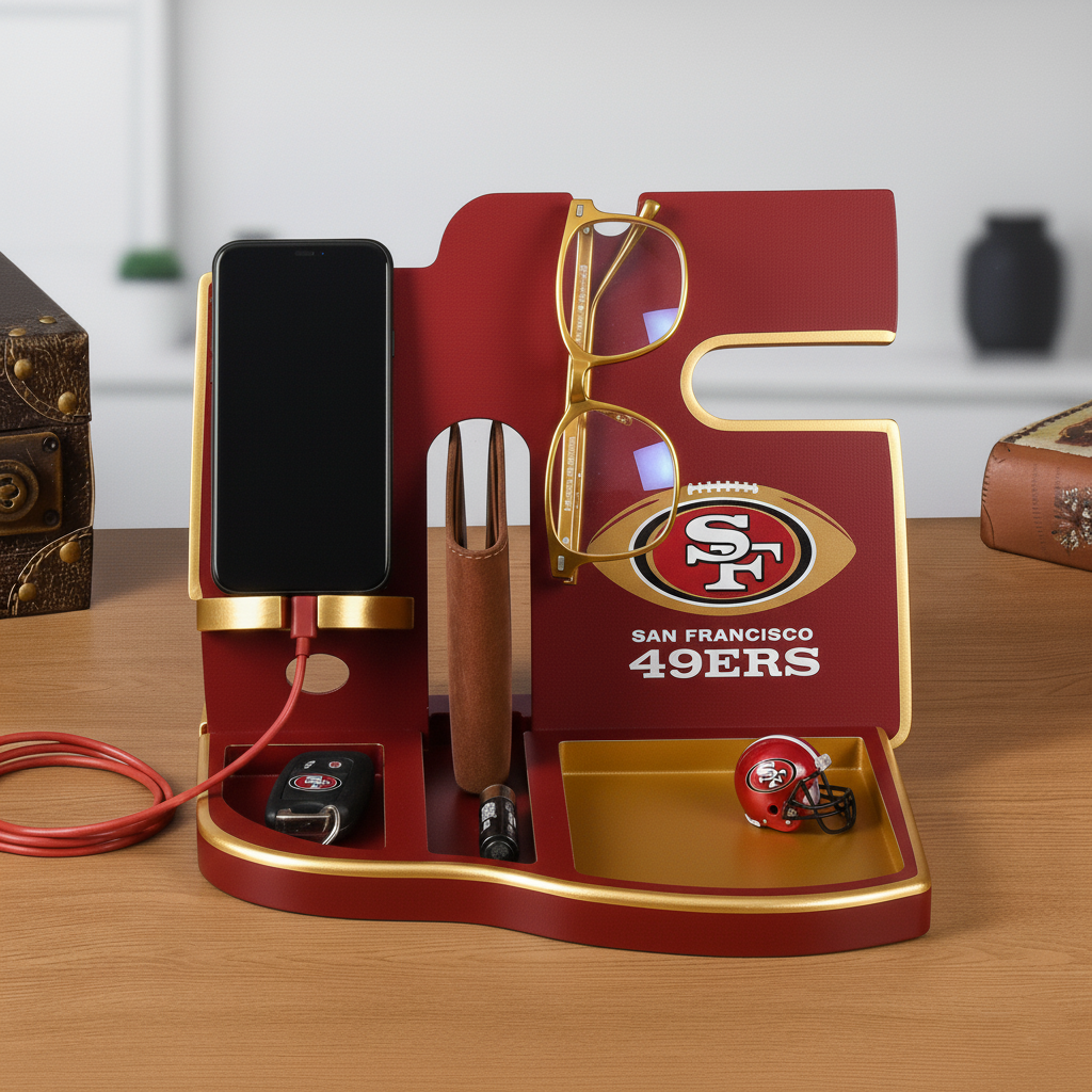 NFL team desktop storage stand